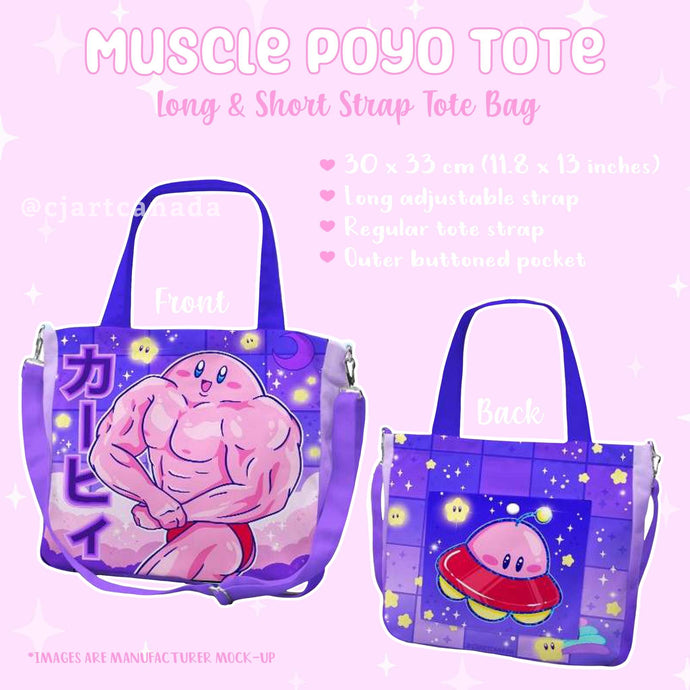 MUSCLE POYO TOTE BAG