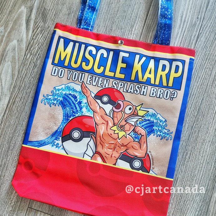 Muscle Karp Tote Bag