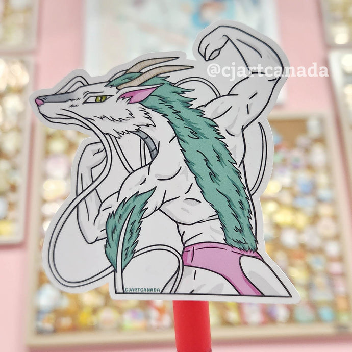 Muscle River Dragon | Sticker