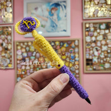 Load image into Gallery viewer, Crochet Moonie Pen Cover
