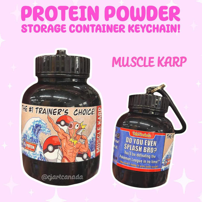 Supplement Powder Storage Container | Keychains