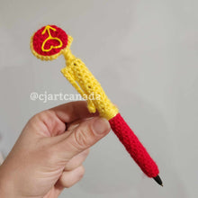 Load image into Gallery viewer, Crochet Moonie Pen Cover
