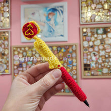 Load image into Gallery viewer, Crochet Moonie Pen Cover
