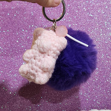 Load image into Gallery viewer, Crochet Gummy Bear Keychain
