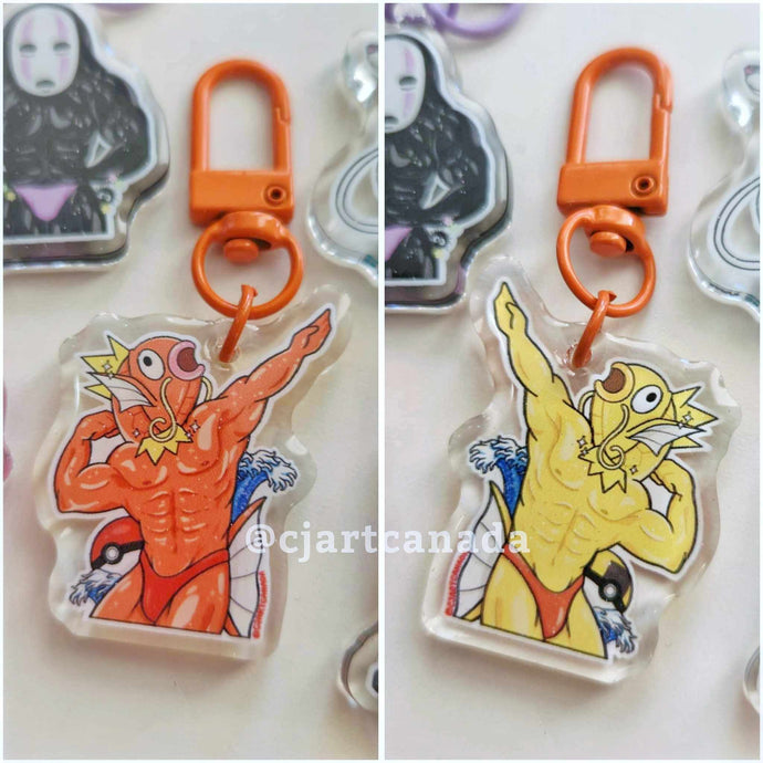 Acrylic Buff Boys | Keychains